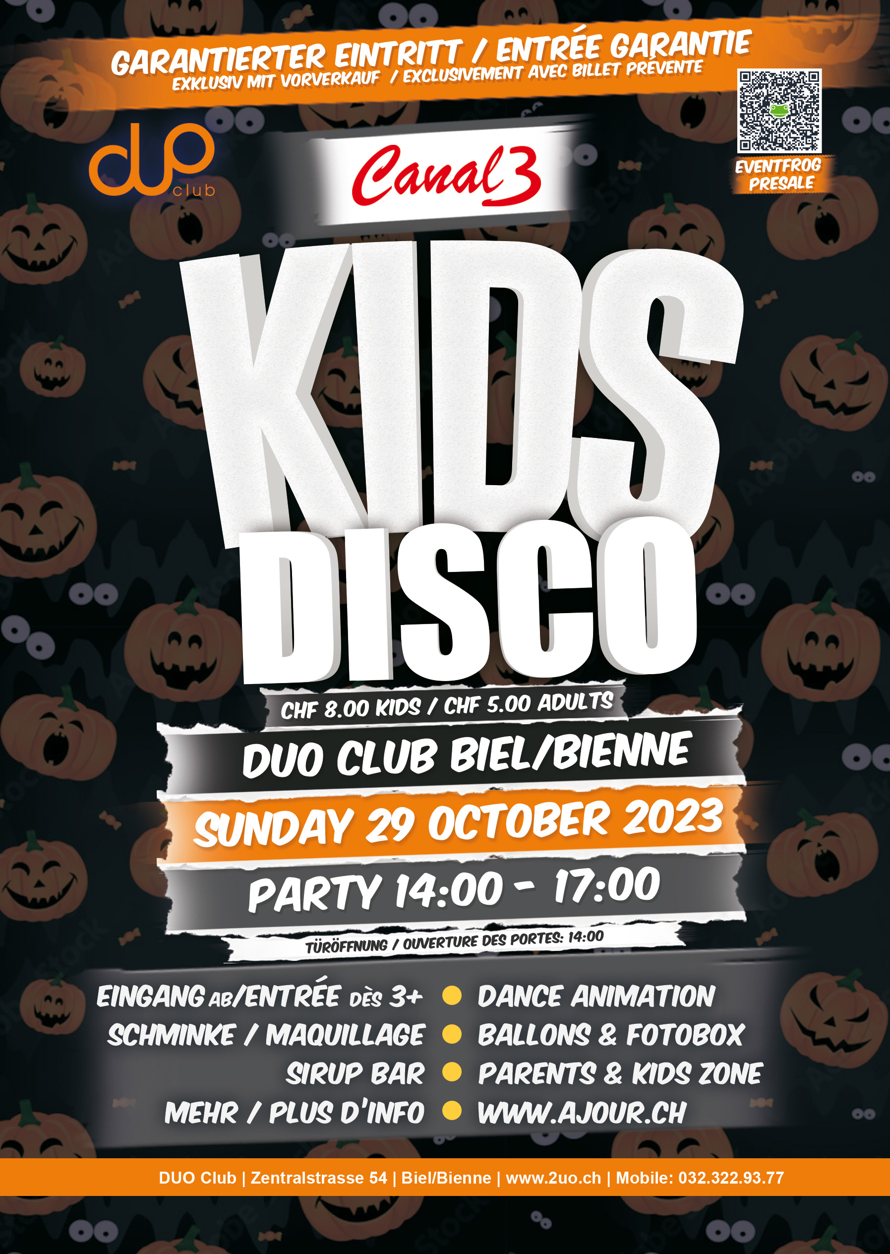 Kids Disco Canal 3 Duo Club Halloween Special