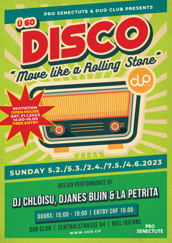 60+ Disco Sunday Duo Club